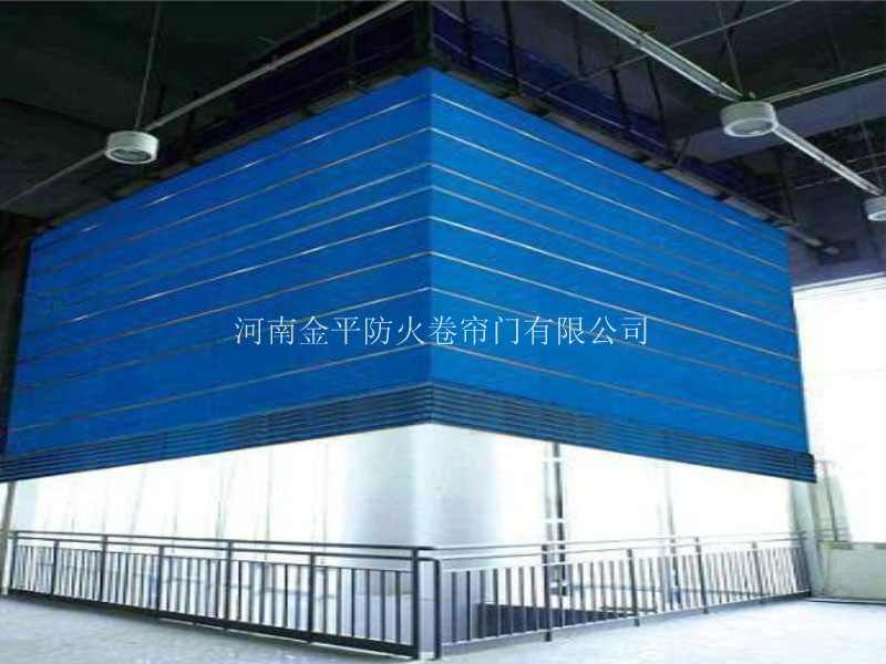 無機布雙軌（guǐ）無機折疊提升防火卷簾