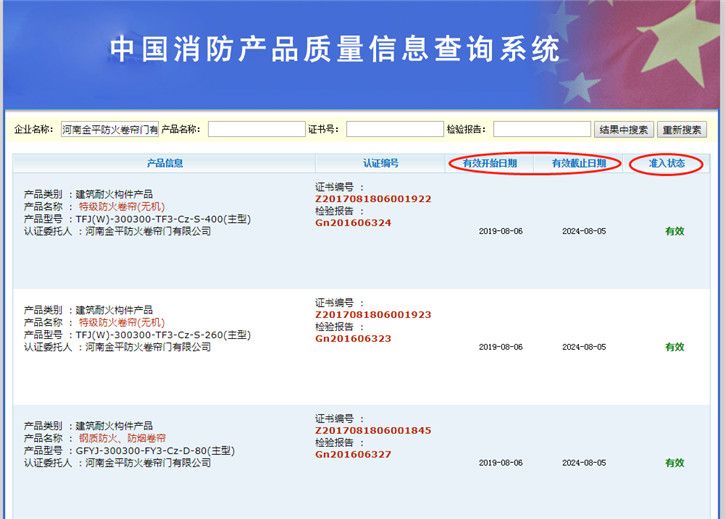 關於（yú）我公司檢驗報告有效期的公告